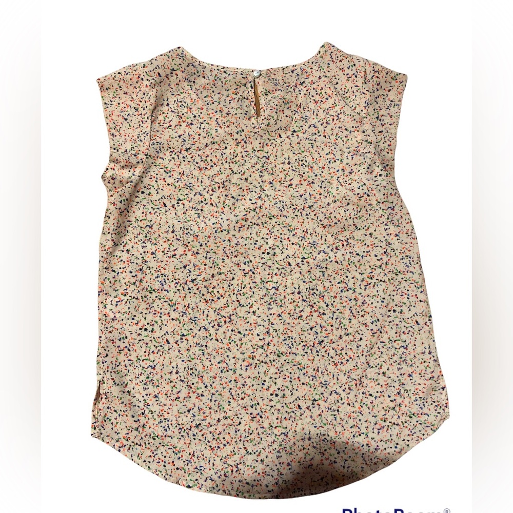 Sweet Rain Splattered Paint blouse
